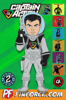 Captain Action SERIES 2 8 pin COMPLETE SET