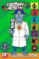 Captain Action SERIES 2 8 pin COMPLETE SET