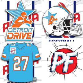 Arena Football League 1988 DETROIT DRIVE Set Purchase #710