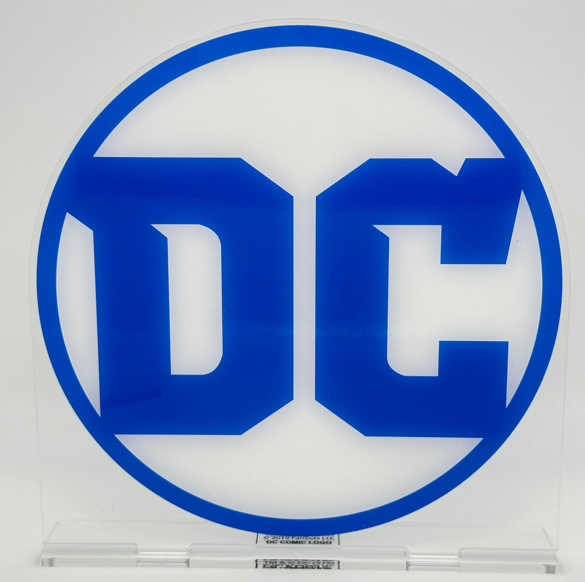 DC Comics DC COMICS LOGO ACRYLIC #389 Acrylic Display| PinForce