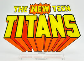 DC COMICS CLASSICS The NEW TEEN TITANS ACRYLIC DISPLAY LOGO #269