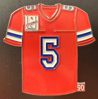 Arena Football DALLAS TEXANS JERSEY 1990 Season