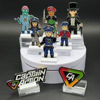 Captain Action DR. EVIL Character Pin