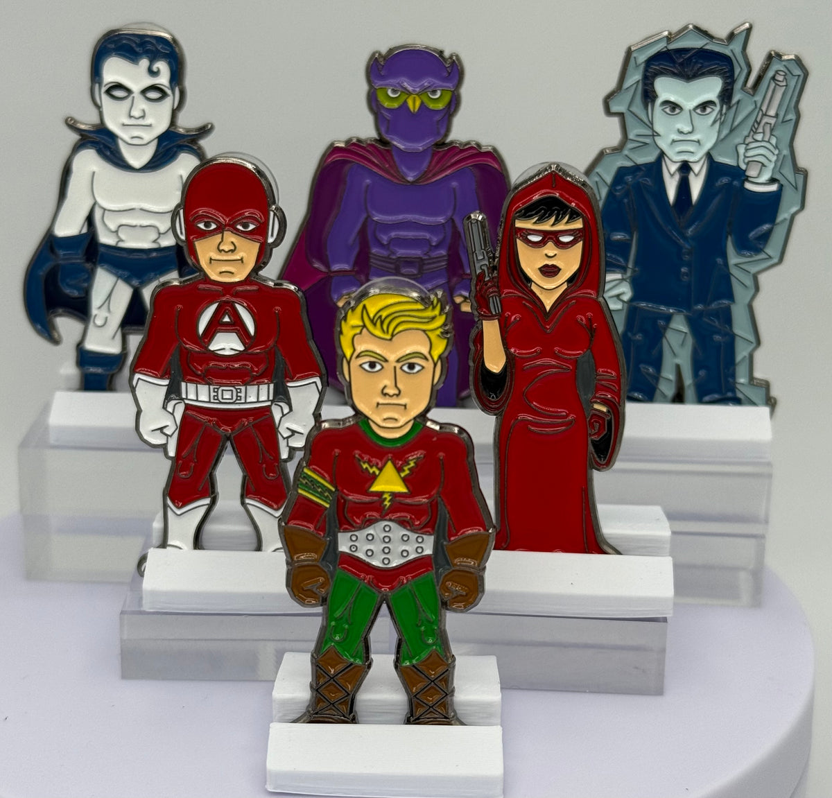 RetroHeroes™ Classic SERIES 11 Collection 6 pin set #713| PinForce