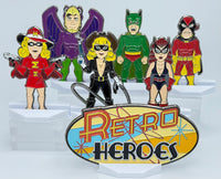 RetroHeroes™ Classic SERIES 5 Collection 6 pin set #528