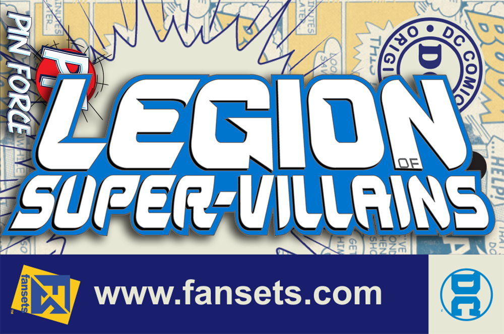 DC Comics Classic LEGION OF SUPER VILLAINS LOGO PIN 249