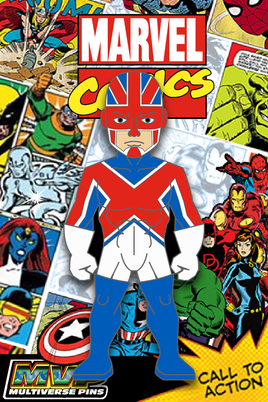 Marvel Comics Phase 7 CAPTAIN BRITAIN only at MULTIVERSEPINS