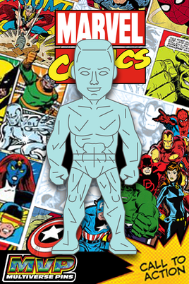 Marvel Comics ICEMAN Character pin MultiVersePins