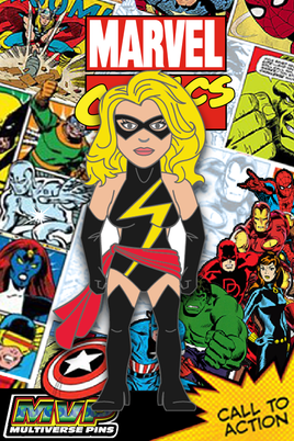 Marvel Comics MS MARVEL Character Pin Phase 10 MultiVersePins