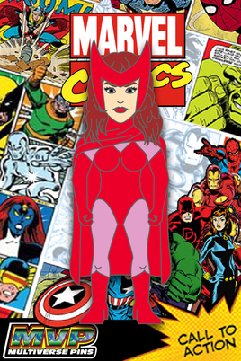 Coming Soon to MultiVersePins ONLY Marvel SCARLET WITCH Series 3 See Description!