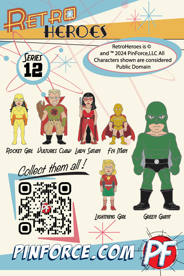 RetroHeroes™ Classic LADY SATAN Series 12 #751| PinForce