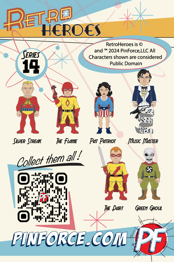 RetroHeroes™ Classic MUSIC MASTER Series 14| PinForce
