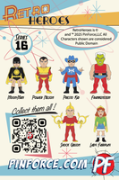 RetroHeroes™ Classic SERIES 16 Collection 6 pin set
