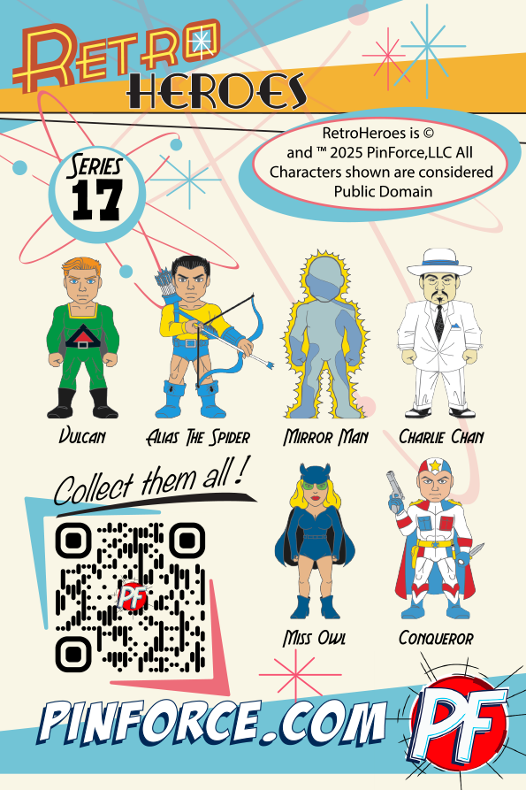 RetroHeroes™ Classic MIRROR MAN Series 17| PinForce