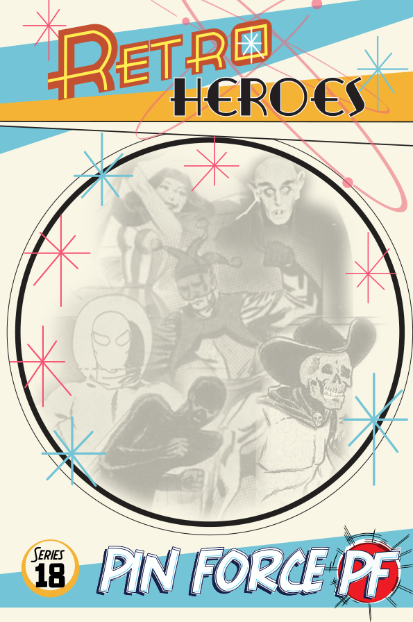 RetroHeroes™ Classic BLACKOUT Series 18| PinForce