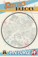 RetroHeroes™ Classic SERIES 25 Collection 6 pin set
