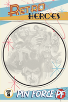 RetroHeroes™ Classic SERIES 5 Collection 6 pin set #528