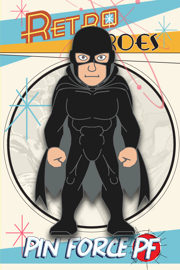 RetroHeroes™ Classic BLACK BAT Series 4 #482| PinForce