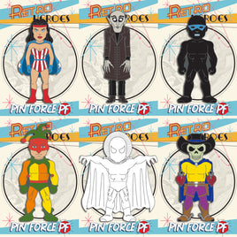 RetroHeroes™ Classic SERIES 18 Collection 6 pin set