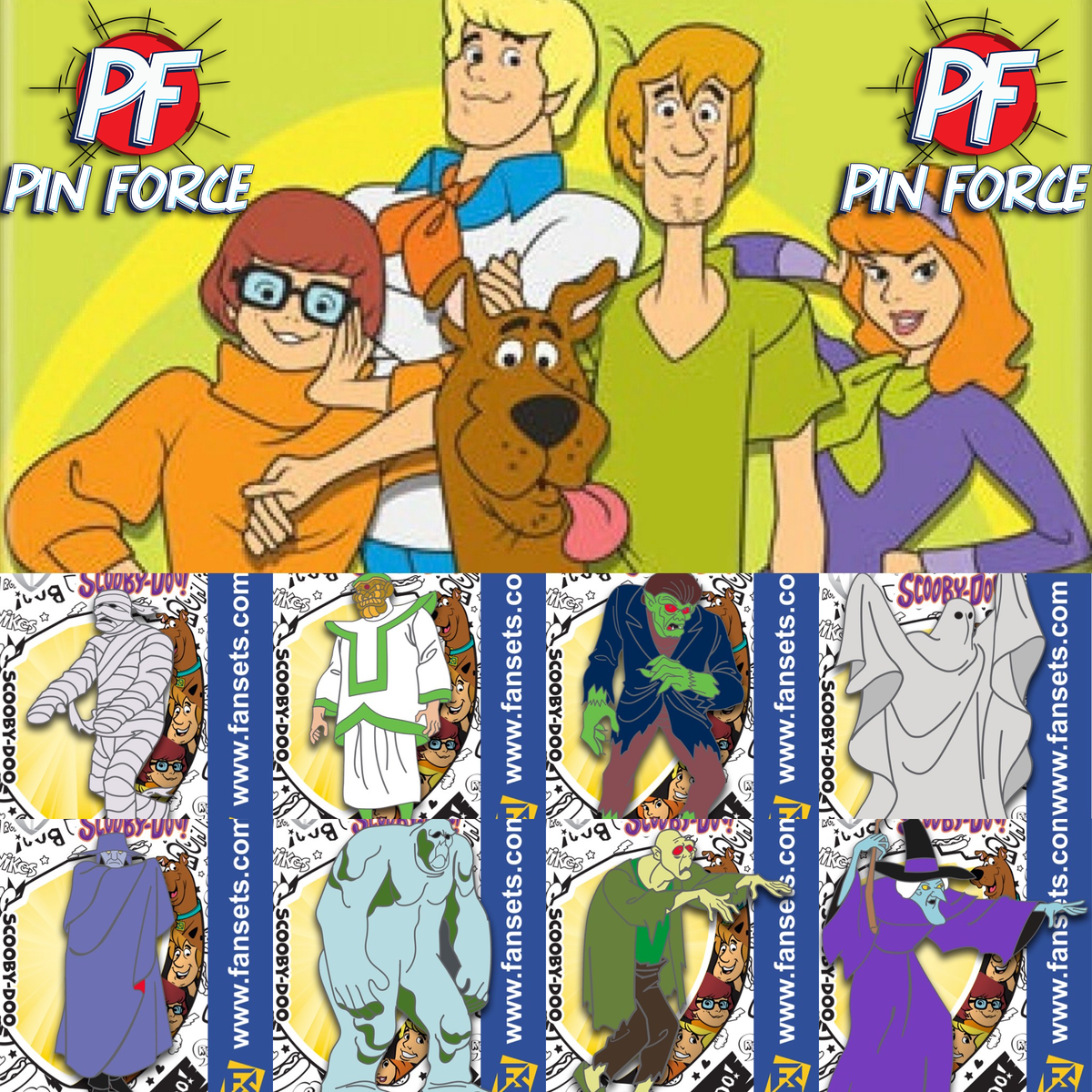 Scooby Doo SERIES 4 8 Pin PACK SPECIAL #291| PinForce