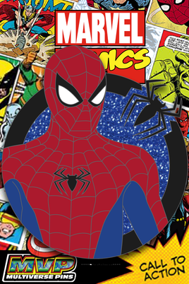 Marvel Comics SPIDER-MAN CLASSIC GLITTER MULTIVERSEPINS