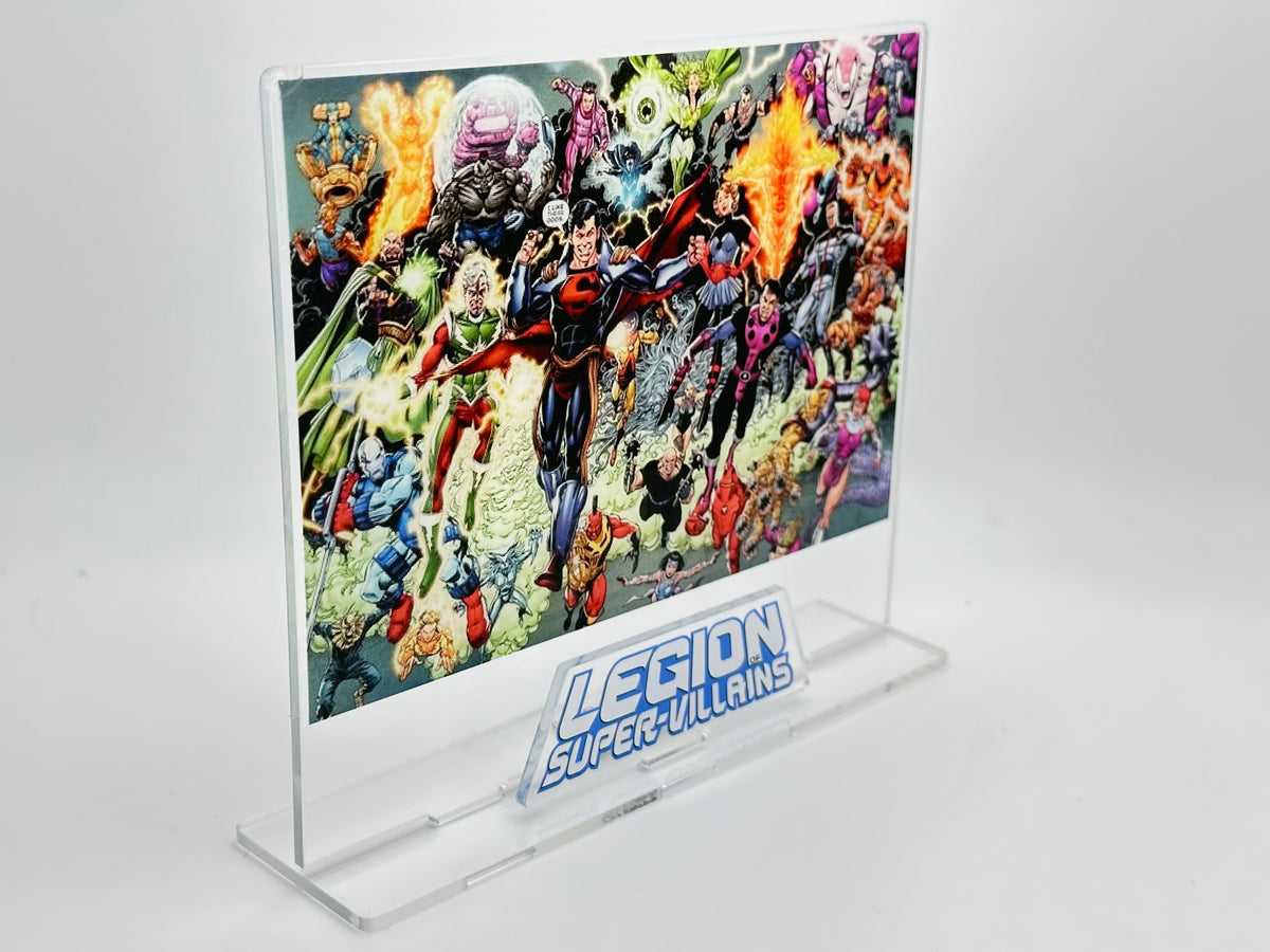 DC Comics Classics LEGION OF SUPER VILLAINS ACRYLIC DISPLAY LOGO #256 ...