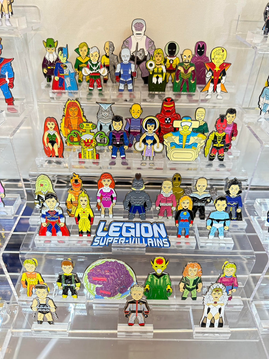 DC Comics Classic LEGION OF SUPER VILLAINS LOGO PIN #249| PinForce