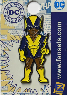 DC Comics Classic BLACK VULCAN SUPER FRIENDS Licensed FanSets Pin MicroJustice