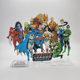 DC Comics Classic JUSTICE LEAGUE OF AMERICA TEAM PICTURE #14 UNRELEASED Acrylic Display