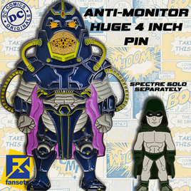 DC Comics Classic ANTI-MONITOR Licensed FanSets Pin MicroJustice
