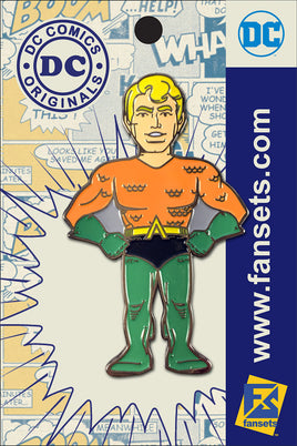 DC Comics Classic AQUAMAN Licensed FanSets Pin MicroJustice
