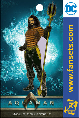 DC Comics AQUAMAN MOVIE AQUAMAN Licensed FanSets Pin MicroJustice