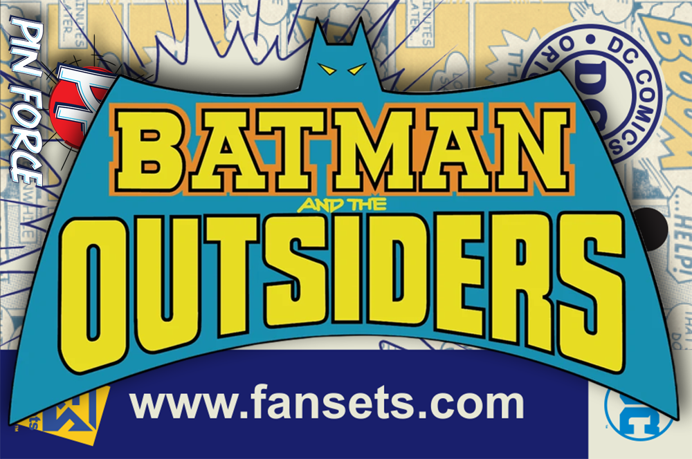 DC Comics Classic BATMAN AND THE OUTSIDERS 3 INCH LOGO PIN #300| PinForce