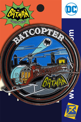 DC Comics Batman 1966 Collection BATCOPTER Licensed FanSets Pin MicroJustice