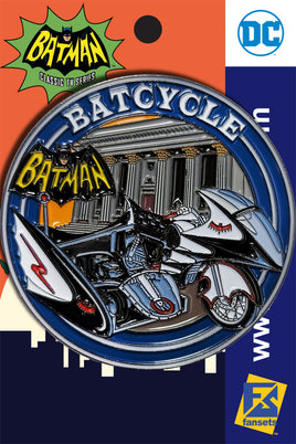 DC Comics Batman 1966 Collection BATCYCLE Licensed FanSets Pin MicroJustice