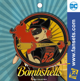 DC Comics Bombshells Batwoman Badge Licensed FanSets Pin