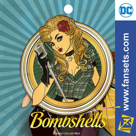 DC Comics Bombshells Black Canary Badge Licensed FanSets Pin