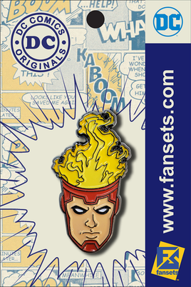 DC Comics Classic Firestorm Head Licensed FanSets Pin