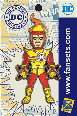 DC Comics Classic FIRESTORM Licensed FanSets Pin MicroJustice