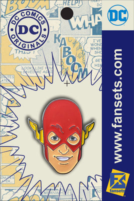 DC Comics Classic The Flash Hero Head Licensed Fansets Pin