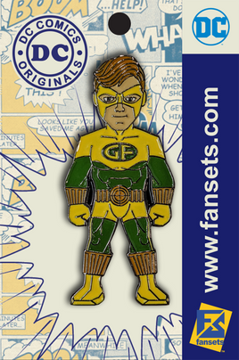 DC Comics Classic GEO FORCE Licensed FanSets Pin MicroJustice Ooutsider