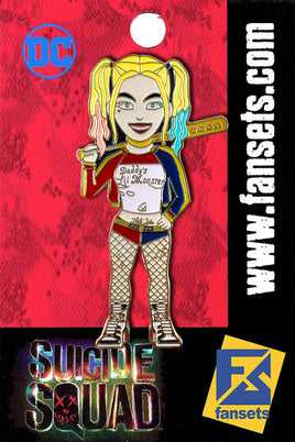 DC Comics Suicide Squad HARLEY QUINN Licensed MicroMovie Collectors Pin