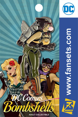 DC Comics DC Bombshells STYLE HAWKGIRL Licensed FanSets Pin MicroChracters