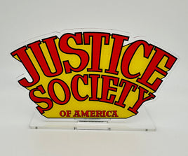 DC Comics Classic JUSTICE SOCIETY OF AMERICA LOGO #65 UNRELEASED Acrylic Display