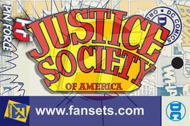 DC Comics Classic JUSTICE SOCIETY OF AMERICA 3 INCH LOGO PIN #201 UNRELEASED