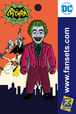 DC Comics Batman 1966 Collection JOKER Licensed FanSets Pin