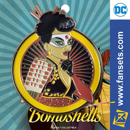 DC Comics Bombshells Katana Badge Licensed FanSets Pin