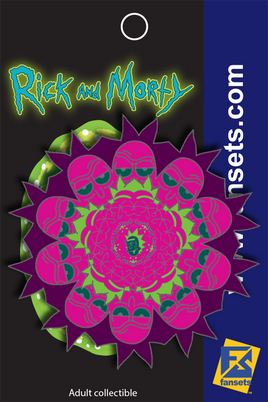 Rick and Morty KELEIDOSCOPE Officially Licensed Pin Wubba Lubba Collection