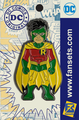 DC Comics Classic EARTH 2 ROBIN V2 Justice Society Licensed FanSets Pin MicroJustice
