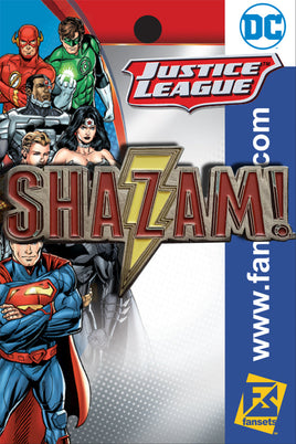 DC Comics SHAZAM LOGO Licensed FanSets Pin